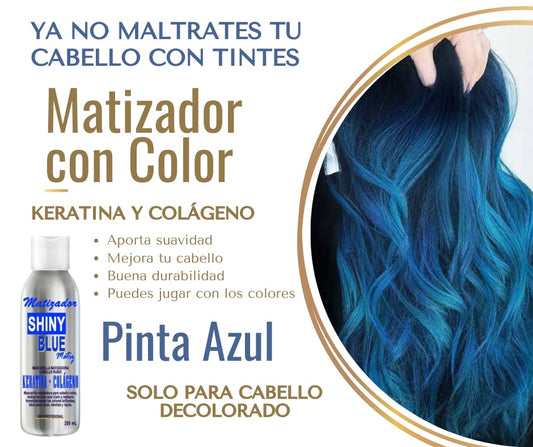 zPINTA TU CABELLO COLOR AZUL